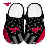 SMU Mustangs Crocs